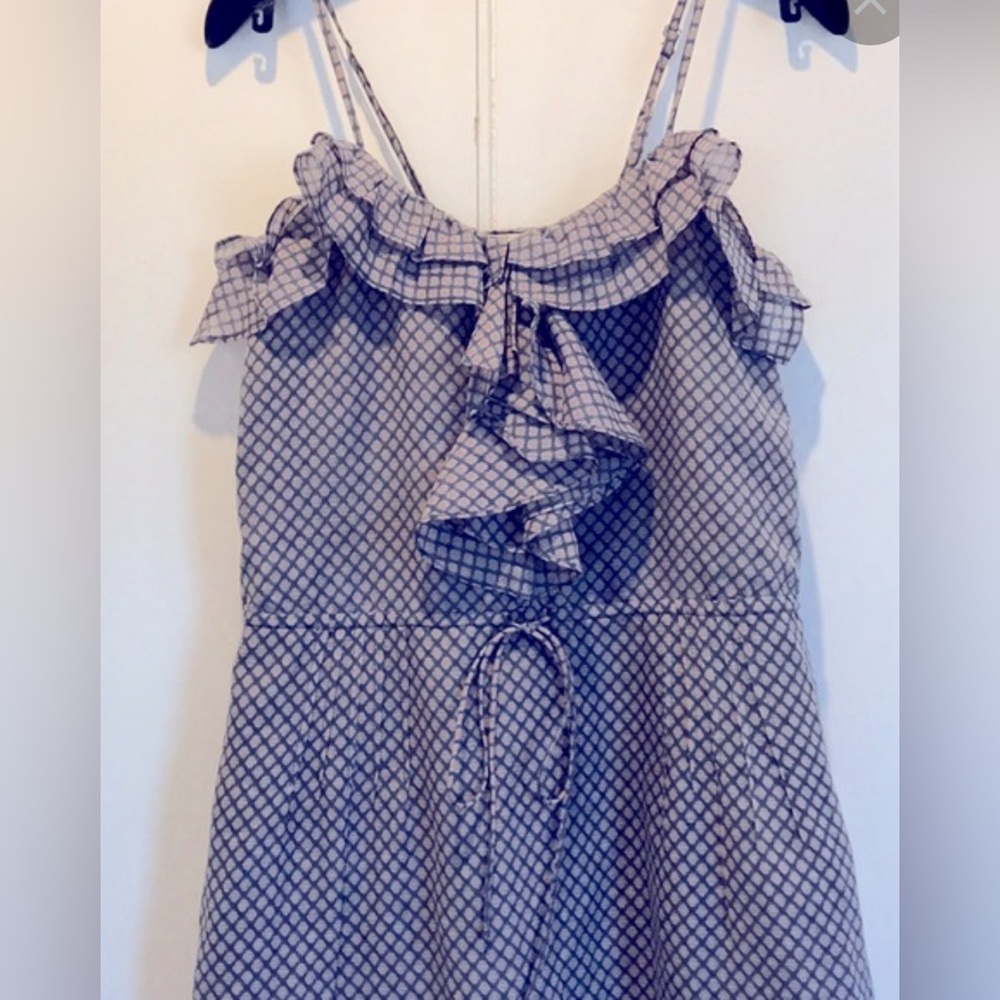 LaRok silk/cotton blend ruffle dress XS